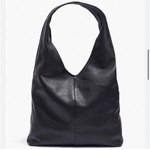 Garnet Hill Italian Leather Shoulder Bag